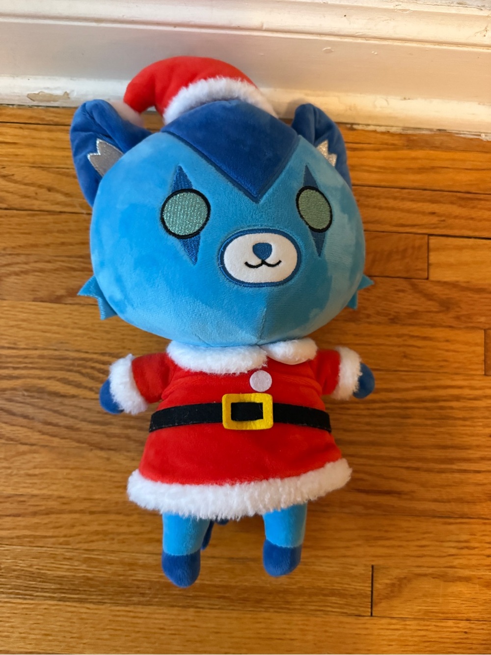 Krew Funneh dressed as Santa Teddy